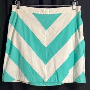 G.H. Bass & Co “Florida Keys” chevron skirt-NWT